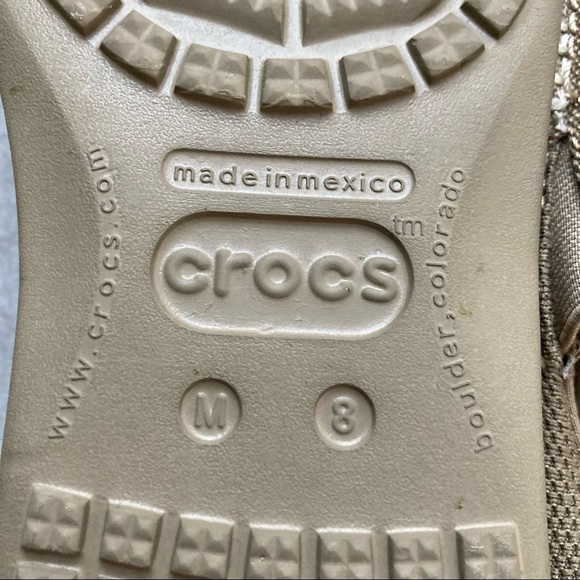 MEN’S CROCS Santa Cruz Slip - On Loafers, Size 8 - Picture 9 of 11